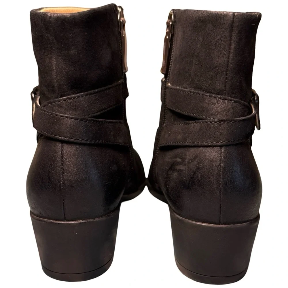 Dansko Black Leather Ankle Boots Size 39 - Picture 5 of 8